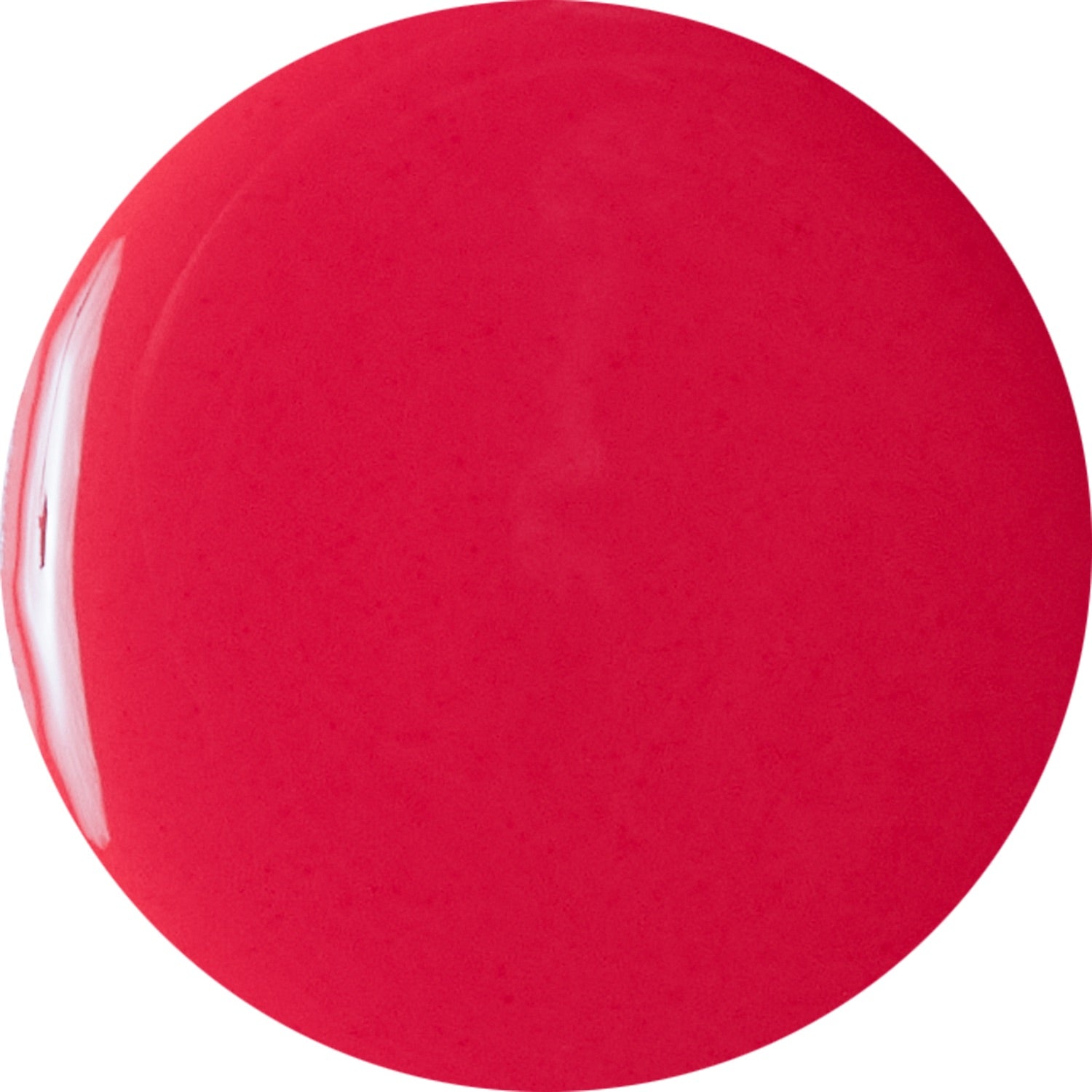 closeup paint swatch of papi's tulips nail polish